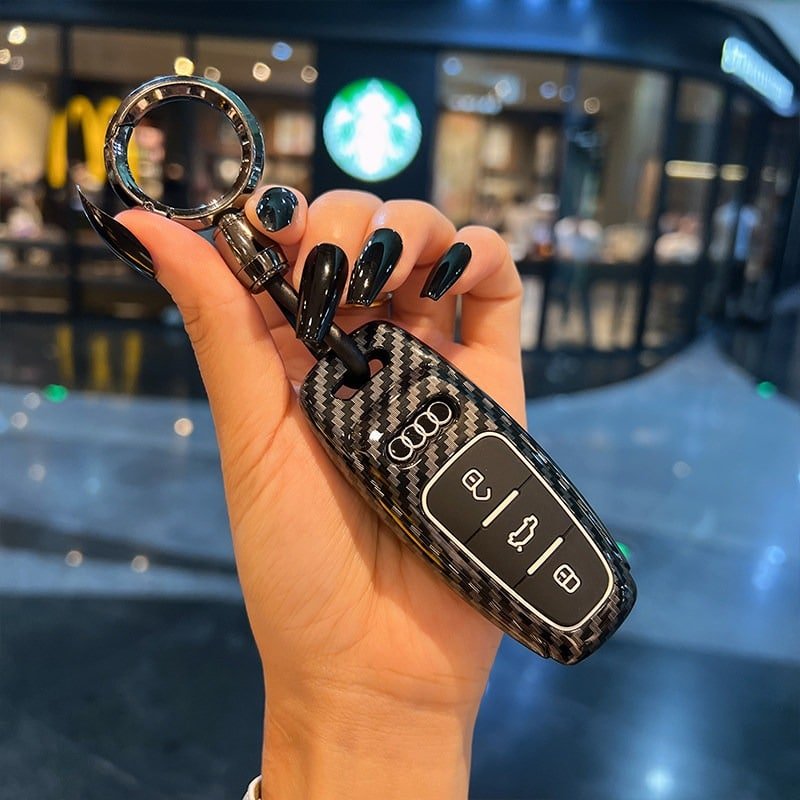 Audi Carbon Fiber Key Cover - Image 4