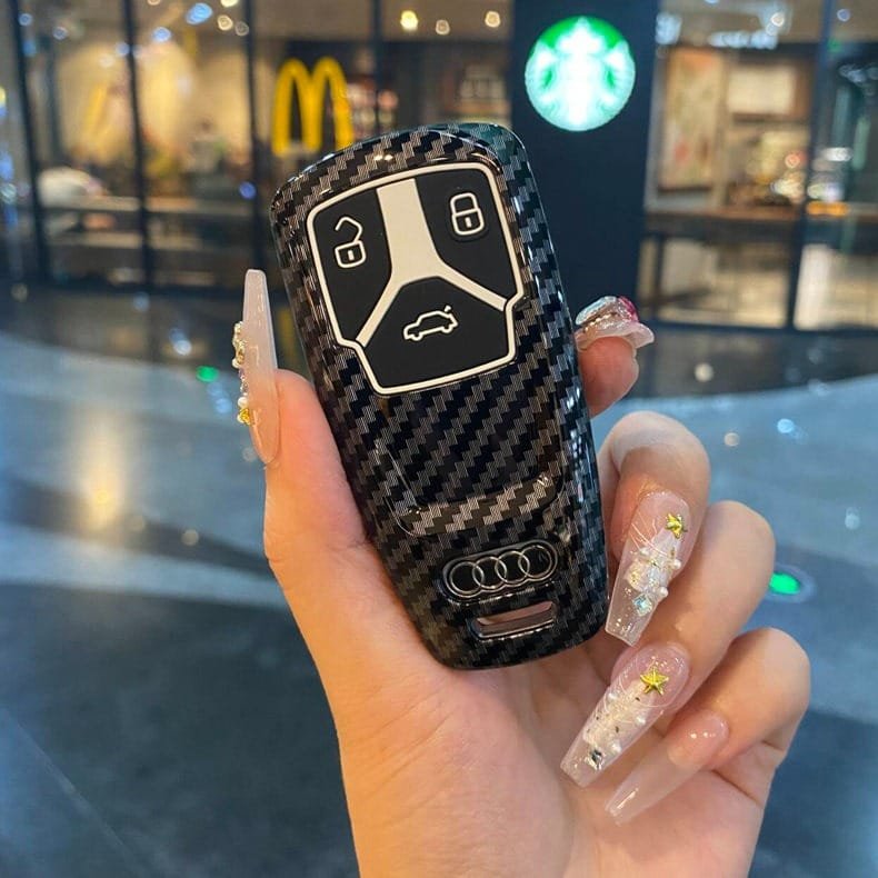 Audi Carbon Fiber Key Cover - Image 5